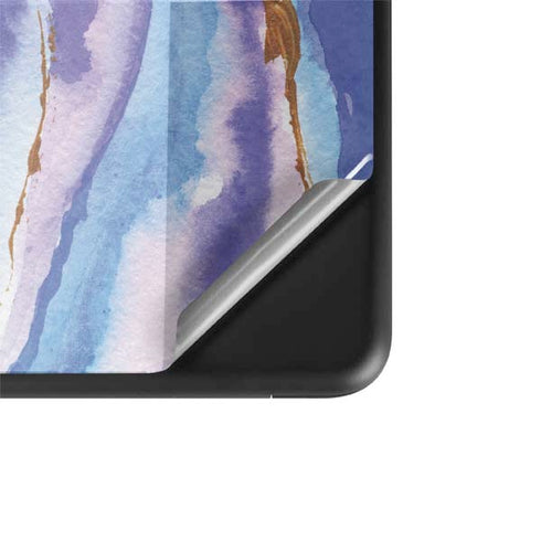 Blue Violet Watercolor Geode Google Pixelbook Go Skin